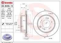 BREMBO 09B40910 Bremsscheibe