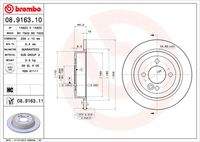 BREMBO 08916311 Bremsscheibe