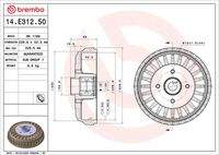 BREMBO 14E31250 Bremstrommel