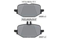 TEXTAR 2652601 Bremsbelagsatz, Scheibenbremse