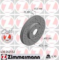 ZIMMERMANN 430262152 Bremsscheibe