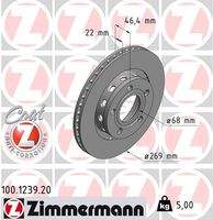 ZIMMERMANN 100123920 Bremsscheibe