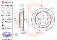 BREMBO 08D4291X Bremsscheibe