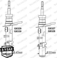 MONROE G8327 Stoßdämpfer