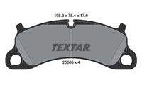 TEXTAR 2500301 Bremsbelagsatz, Scheibenbremse