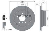 TEXTAR 92227103 Bremsscheibe