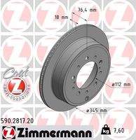 ZIMMERMANN 590281720 Bremsscheibe