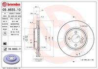 BREMBO 09865511 Bremsscheibe