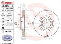 BREMBO 09977211 Bremsscheibe
