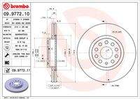 BREMBO 09977211 Bremsscheibe