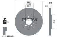 TEXTAR 92106605 Bremsscheibe