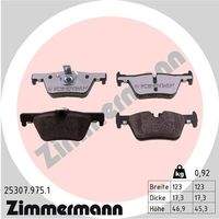 ZIMMERMANN 253079751 Bremsbelagsatz, Scheibenbremse