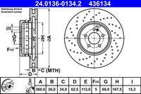 ATE 24013601342 Bremsscheibe