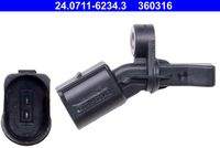 ATE 24071162343 Sensor, Raddrehzahl