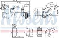 NISSENS 989407 Kühler, Abgasrückführung
