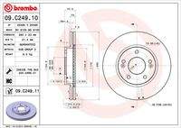 BREMBO 09C24911 Bremsscheibe