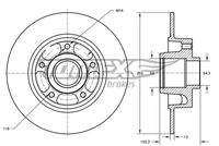 TOMEX Brakes TX71141 Bremsscheibe