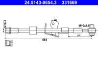 ATE 24514306543 Bremsschlauch