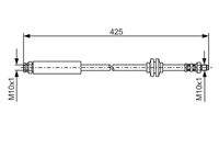 BOSCH 1987476451 Bremsschlauch