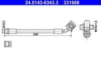 ATE 24514303433 Bremsschlauch