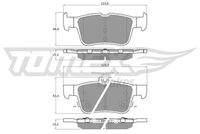 TOMEX Brakes TX1776 Bremsbelagsatz, Scheibenbremse