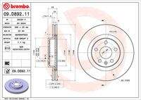 BREMBO 09D89211 Bremsscheibe