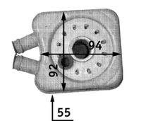 MAHLE CLC45000S Ölkühler, Motoröl