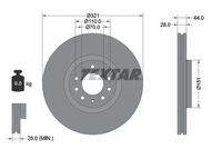 TEXTAR 92149803 Bremsscheibe