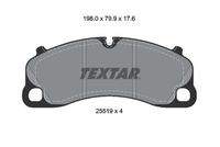 TEXTAR 2551901 Bremsbelagsatz, Scheibenbremse