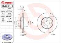 BREMBO 09694210 Bremsscheibe
