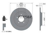 TEXTAR 92296303 Bremsscheibe