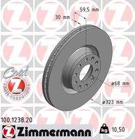 ZIMMERMANN 100123820 Bremsscheibe