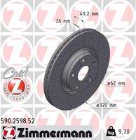 ZIMMERMANN 590259852 Bremsscheibe