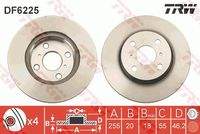 TRW DF6225 Bremsscheibe