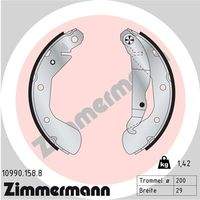 ZIMMERMANN 109901588 Bremsbackensatz