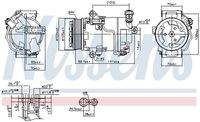 NISSENS 890006 Kompressor, Klimaanlage