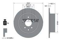 TEXTAR 92237103 Bremsscheibe