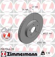 ZIMMERMANN 250134420 Bremsscheibe