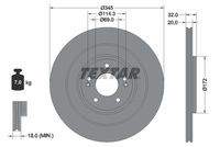 TEXTAR 92349403 Bremsscheibe
