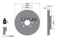 TEXTAR 92091803 Bremsscheibe