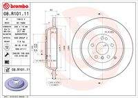 BREMBO 08R10111 Bremsscheibe