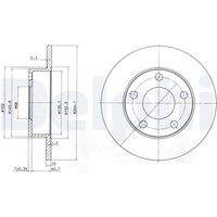 DELPHI BG3381 Bremsscheibe