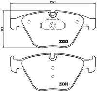 BREMBO P06054 Bremsbelagsatz, Scheibenbremse