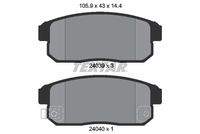 TEXTAR 2403901 Bremsbelagsatz, Scheibenbremse