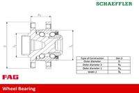 Schaeffler FAG 713679170 Radlagersatz
