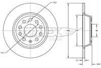 TOMEX Brakes TX7292 Bremsscheibe