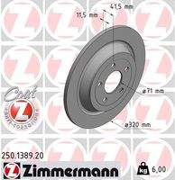 ZIMMERMANN 250138920 Bremsscheibe