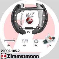 ZIMMERMANN 209901052 Bremsbackensatz