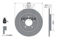 TEXTAR 92252703 Bremsscheibe