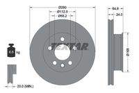 TEXTAR 92056000 Bremsscheibe
